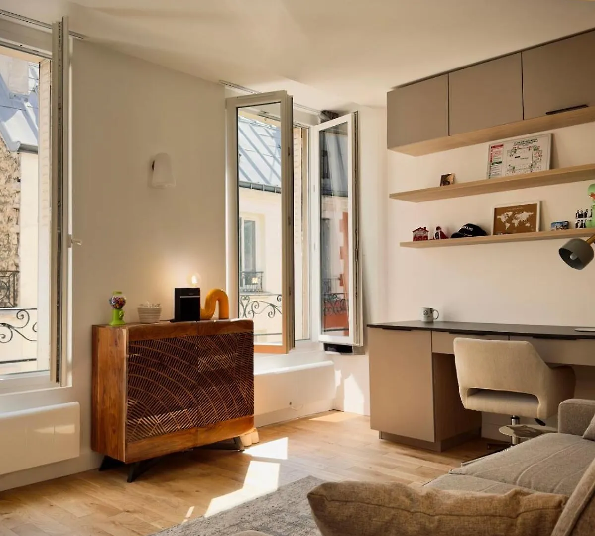 Studio Cosy Et Calme Paris 17 Batignolles