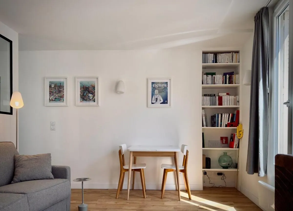 アパート Studio Cosy Et Calme Paris 17 Batignolles フランス